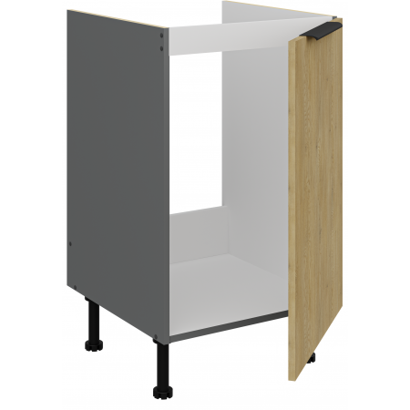 Szafka pod zlew 80 cm CREMA dąb cremona / antracyt 50 ZL 1F BB